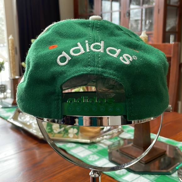 Vintage Adidas Ireland Soccer FAI Embroidered Snapback Cap Hat - Picture 9 of 14